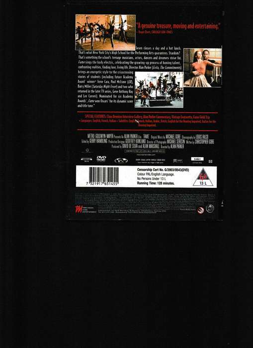 FAME DVD