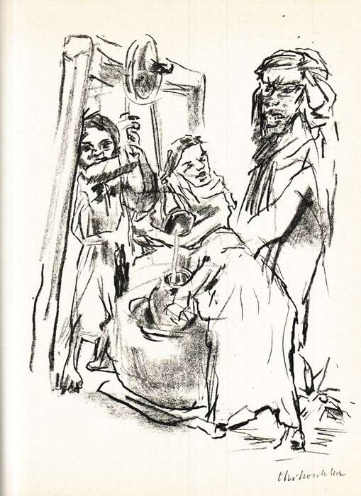 OSKAR KOKOSCHKA, LITHOGRAPHS FOR SAUL AND DAVID