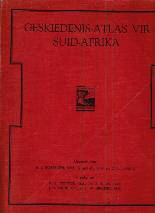 GESKIEDENIS-ATLAS VIR SUID-AFRIKA