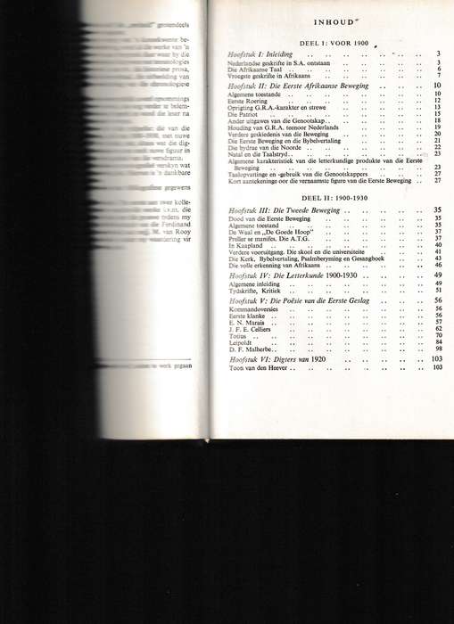 AFRIKAANSE LITERATUUR-GESKIEDENIS