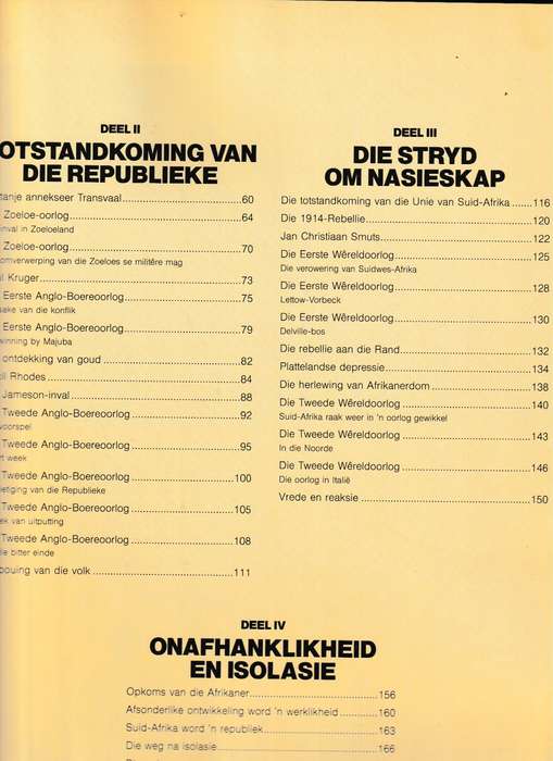 SUID-AFRIKAANSE GESKIEDENIS IN BEELD