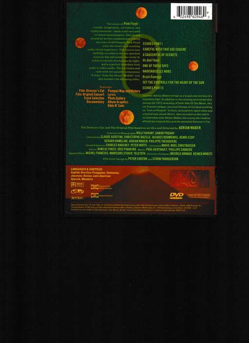 PINK FLOYD LIVE AT POMPEII, THE DIRECTOR'S CUT