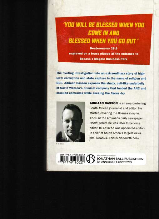 BLESSED BY BOSSA, INSIDE GAVIN WATSON'S STATE CAPTURE CULT