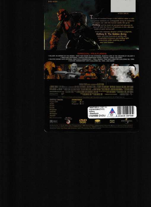 HELLBOY, THE GOLDEN ARMY, 2 DISC SPECIAL EDITION IN STEEL BOX