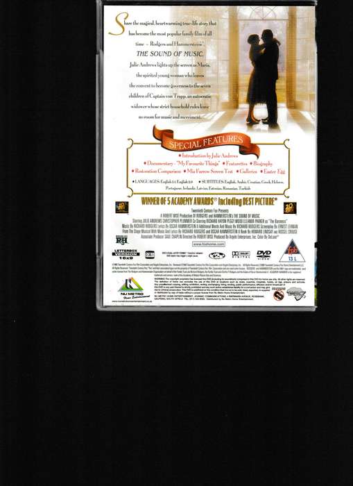 THE SOUND OF MUSIC, 40TH ANNIVERSARY EDITION 2 DVD SET