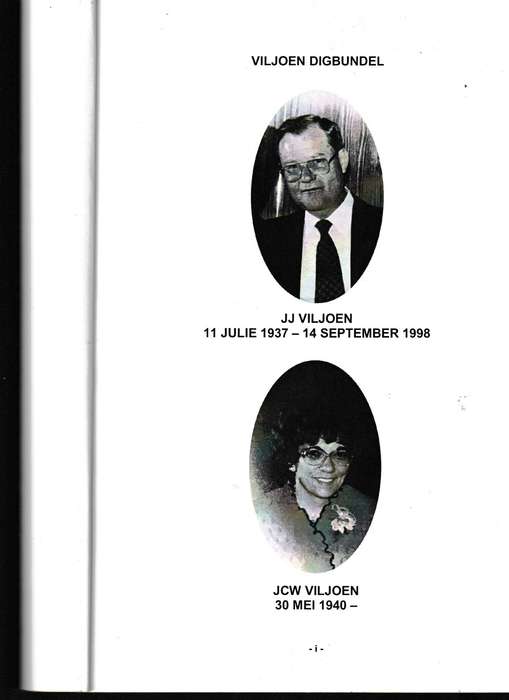 DIGBUNDEL, JJ & JCW VILJOEN
