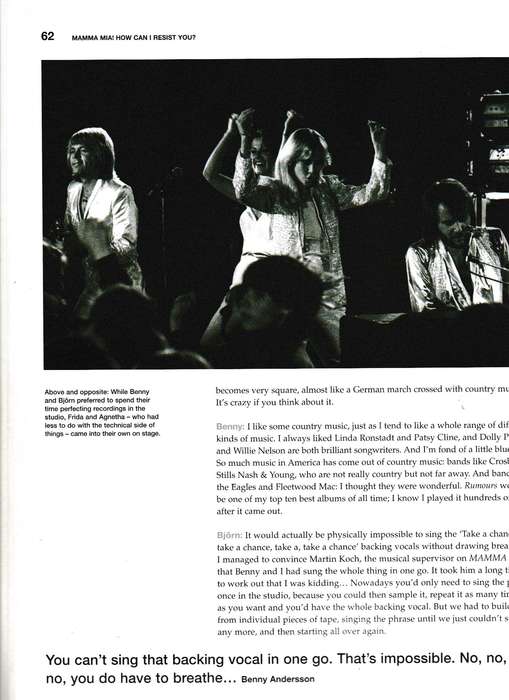 MAMMA MIA! THE INSIDE STORY OF MAMMA MIA! AND THE SONGS OF ABBA