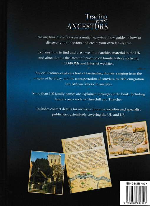 TRACING YOUR ANCESTORS, AN EASY REFERENCE GUIDE TO DRAWING UP YOUR FAMILY TREE, FREE CD