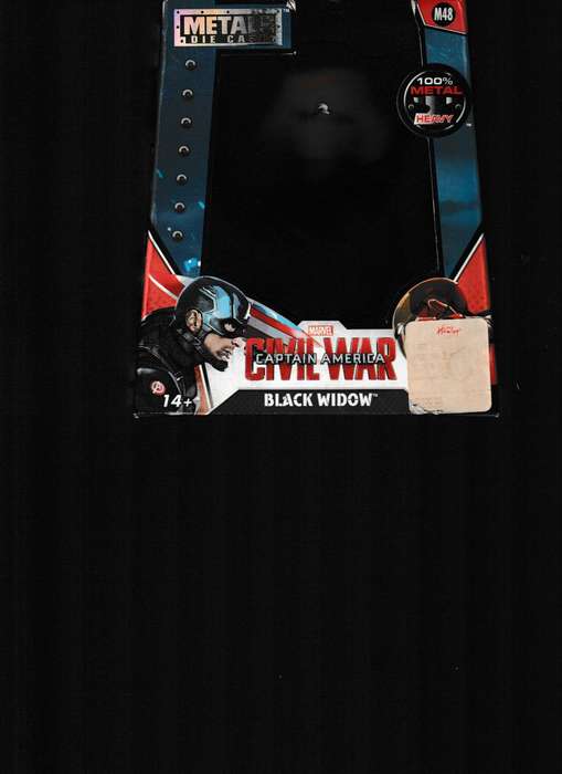 CAPTAIN AMERICA CIVIL WAR "BLACK WIDOW" 100% METAL FIGURINE