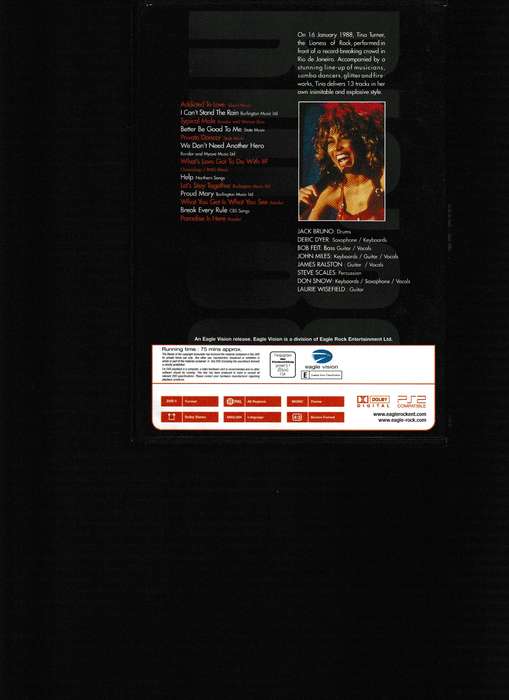 TINA TURNER COLLECTOR'S EDITION, 3 DVD BOX SET