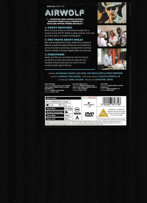 AIRWOLF VOLUME 1-4 DVD