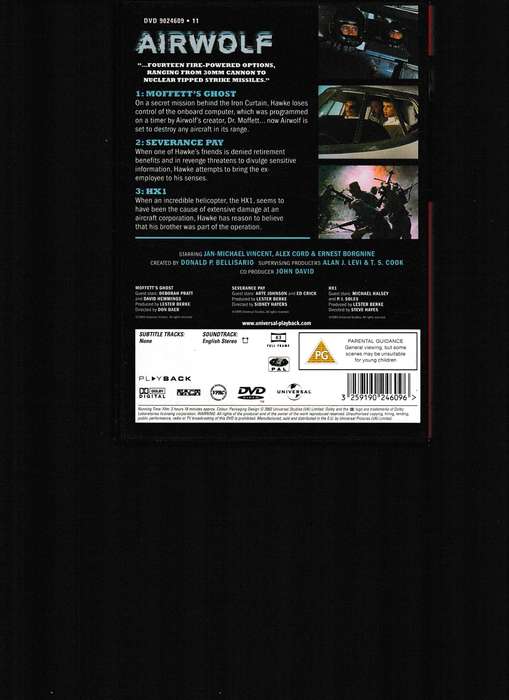 AIRWOLF VOLUME 1-4 DVD