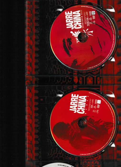 JARRE IN CHINA, LIVE IN FORBIDDEN CITY, TIANAMEN 2 DVD'S PLUS CD