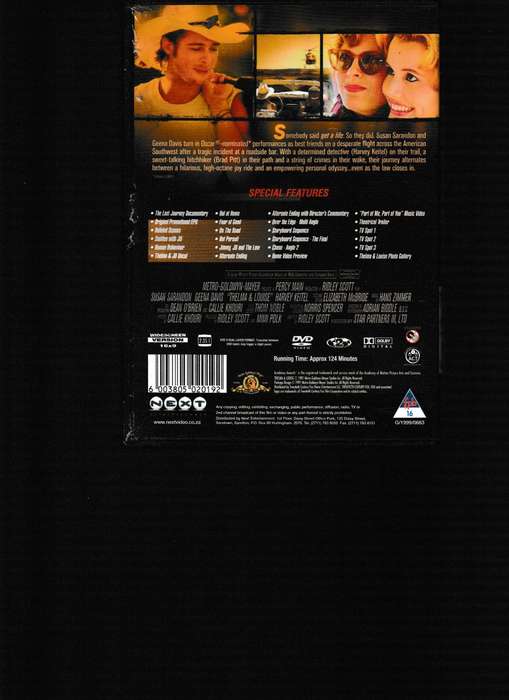 THELMA & LOUISE DVD