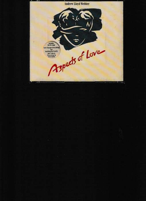 ASPECTS OF LOVE, ANDREW LLOYD WEBBER , 17 APRIL 1989 LONDON CD