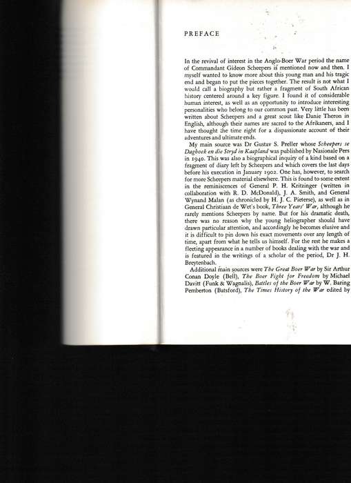 SWORD IN THE SAND, THE LIFE AND DEATH OF GIDEON SCHEEPERS by JOHANNES MEINTJES