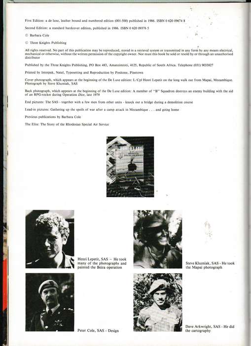THE ELITE *SIGNED* AND THE ELITE PICTORIAL by BARBARA COLE