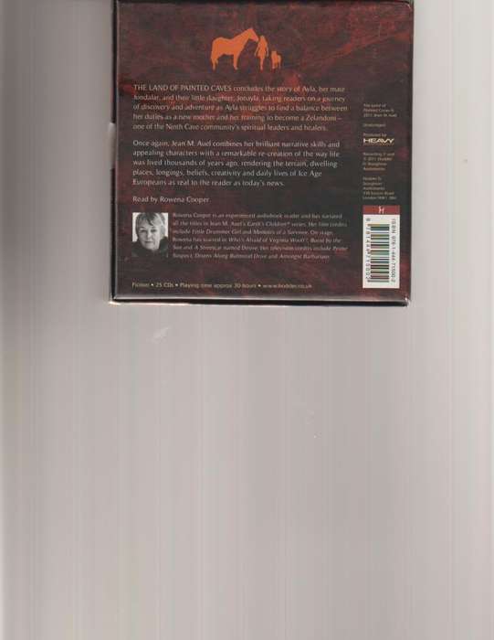 THE LAND OF PAINTED CAVES by JEAN M. AUEL AUDIO BOOK 25 CD'S