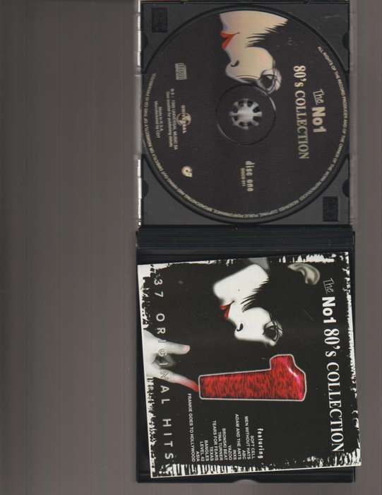THE NO 1 80'S COLLECTION 2 CD'S