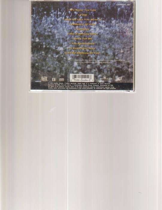 AIR SUPPLY, THE VANISHING RACE CD