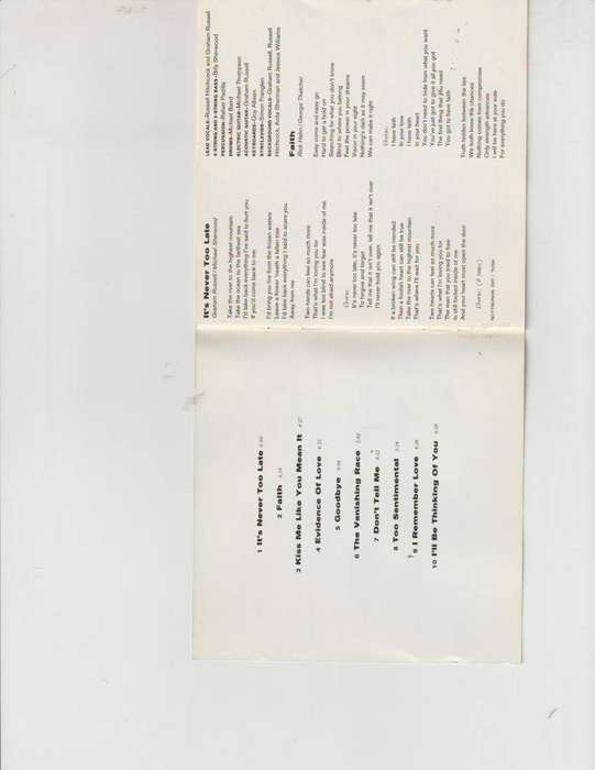 AIR SUPPLY, THE VANISHING RACE CD