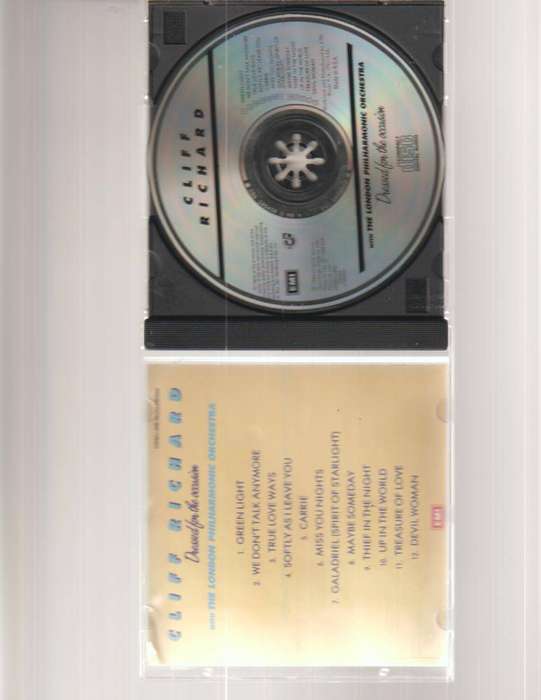 CLIFF RICHARD, DRESSED FOR THE OCCASION, WITH THE LONDON PHILHARMONIC ORCHESTRA CD