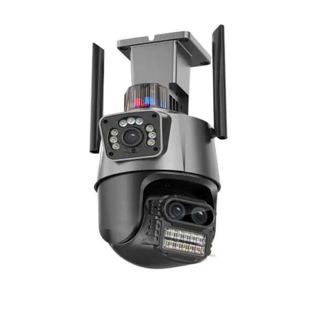 Smart Wireless Wifi Cctv Camera Dual Lens Indoor & Outdoor Security Camera