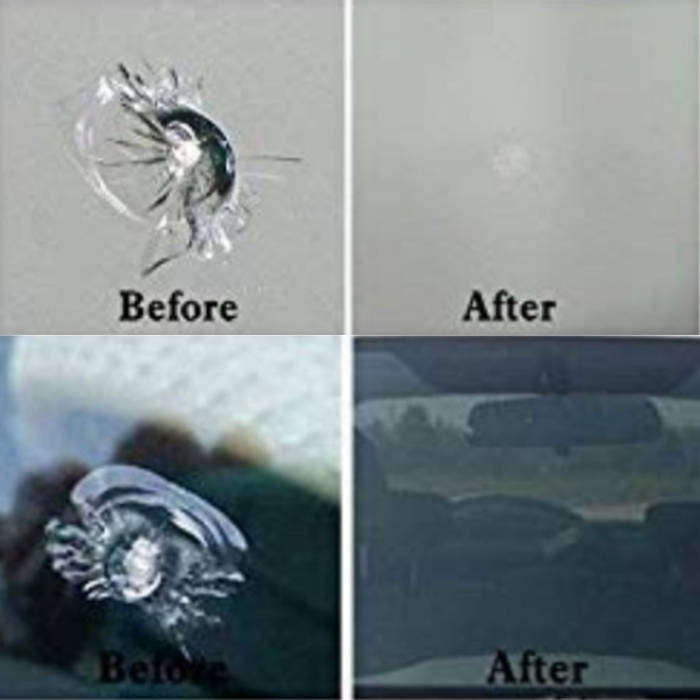 Windscreen DIY chip and crack repair kit