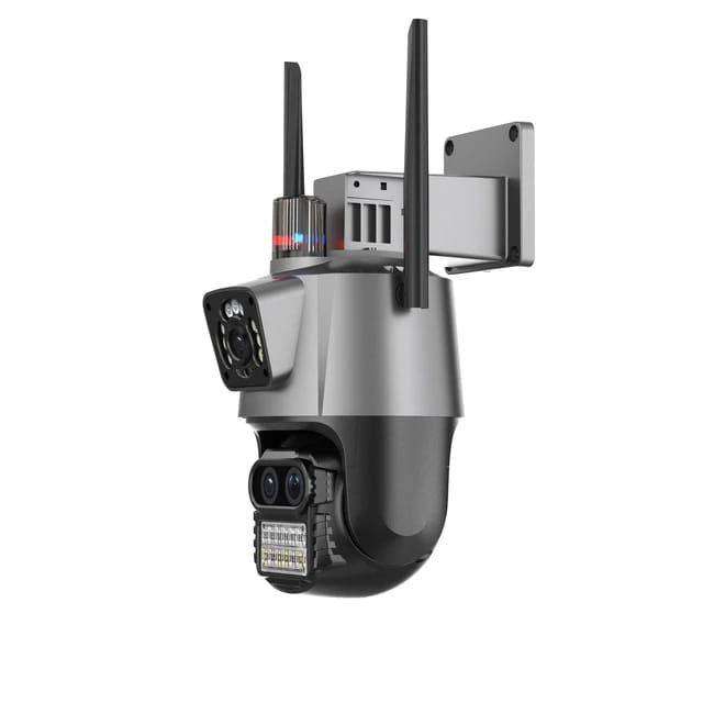Smart Wireless Wifi Cctv Camera Dual Lens Indoor & Outdoor Security Camera