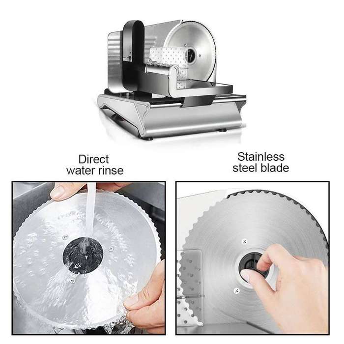 200W Multi-Functional Household Blade Meat Slicer(MINOR BOX DAMAGE)