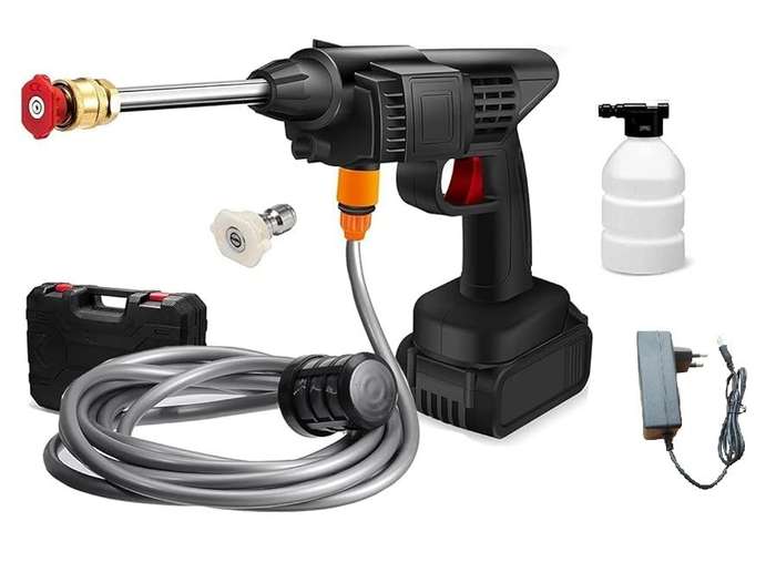 Cordless High-Pressure Power Washer: Versatile Cleaning Tool Gun