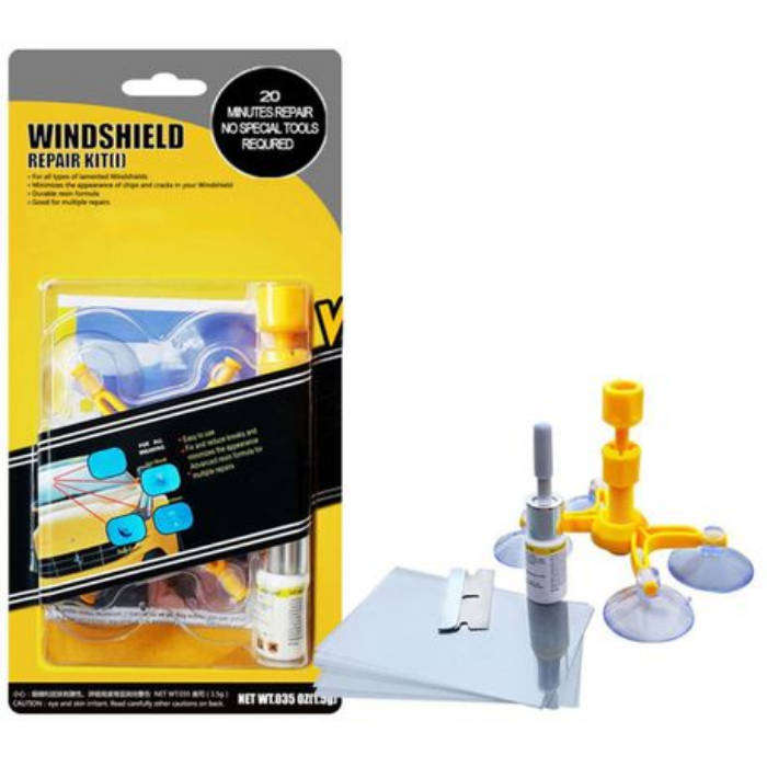Windscreen DIY chip and crack repair kit