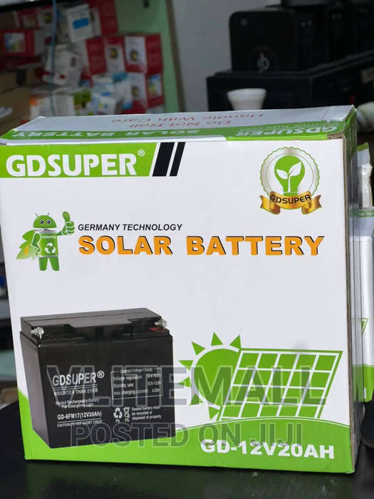 Rechargeable Battery Gd-12v20ah Solar Battery