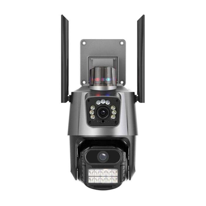 Smart Wireless Wifi Cctv Camera Dual Lens Indoor & Outdoor Security Camera