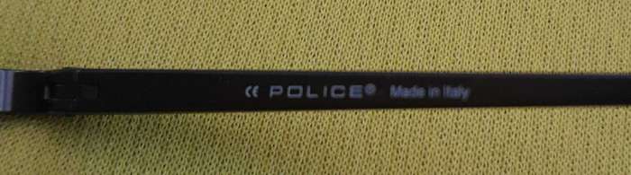 Police spectacle frame