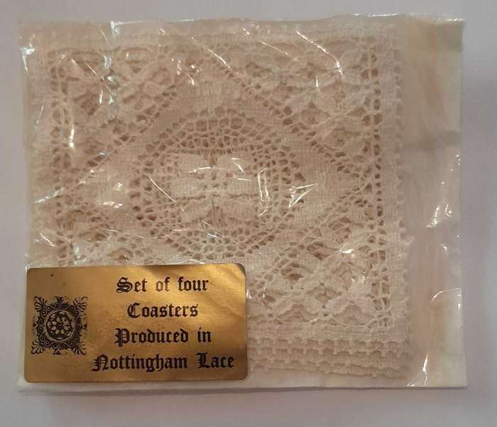 Nottingham Lace set of four coasters