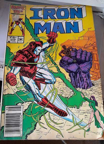 Iron Man Comic No 209 August 1986