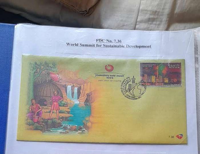 South Africa FDC 7.36 World Summit For Sustainable Development
