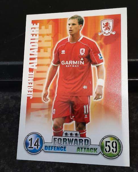 Topps Match Attax Jeremie Aliadiere