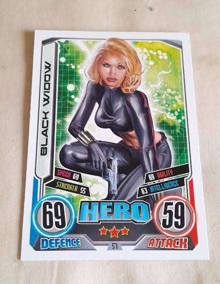 Topps Hero Attax Black widow