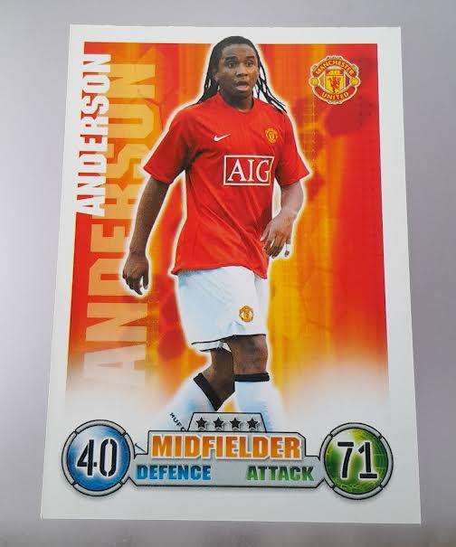 Topps Match Attax Manchester United 2007(6 Cards)