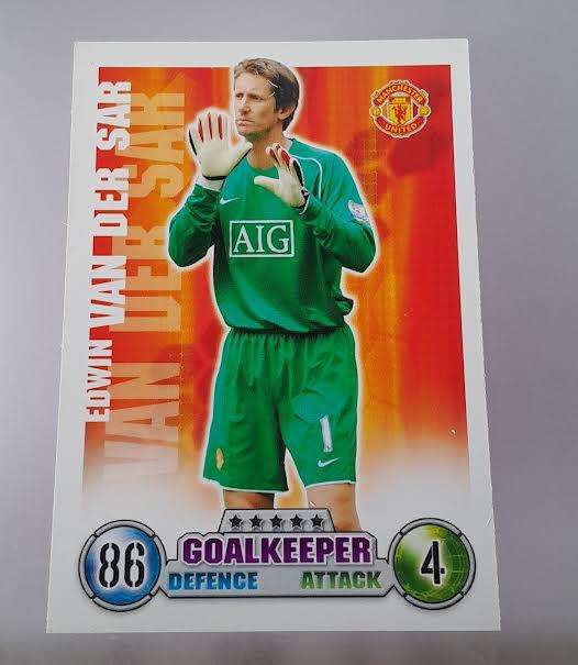 Topps Match Attax Manchester United 2007(6 Cards)