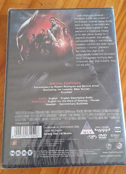 Predators DVD