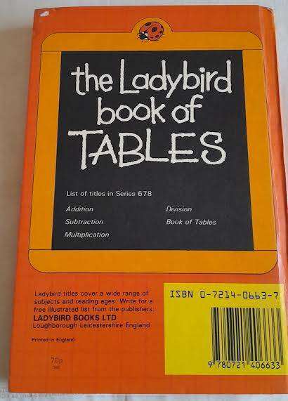 The Ladybird Book of Tables