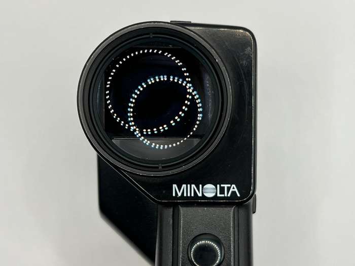 Well-Used Minolta Spotmeter F Light Exposure Spot Meter From JAPAN