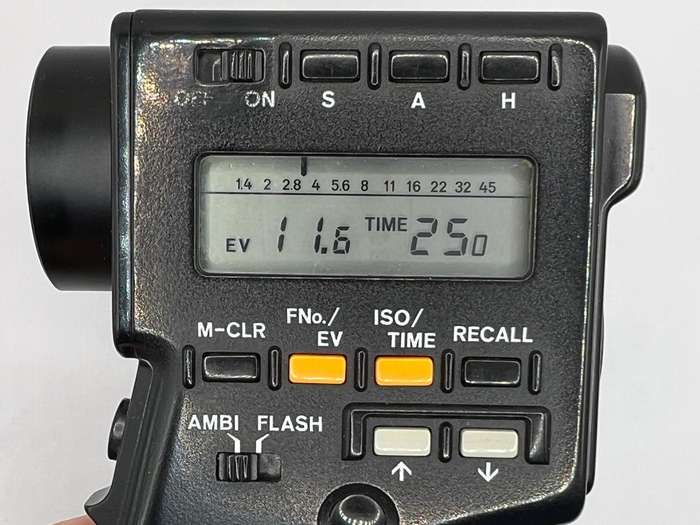 Well-Used Minolta Spotmeter F Light Exposure Spot Meter From JAPAN