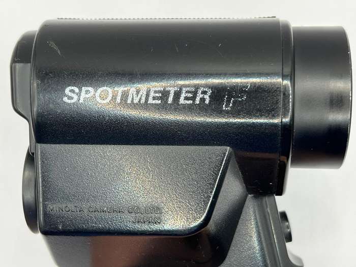 Well-Used Minolta Spotmeter F Light Exposure Spot Meter From JAPAN