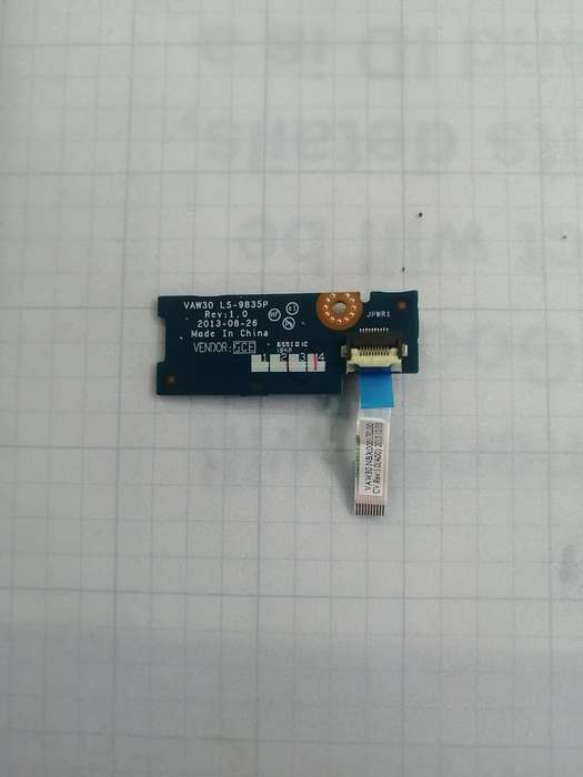 (D)Dell Latitude E5440 Power Button Circuit Board & Cable IVC03bVAW30 LS-9835P