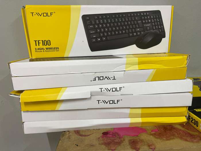 T-Wolf Wireless Keyboard and Mouse Combo TF-100