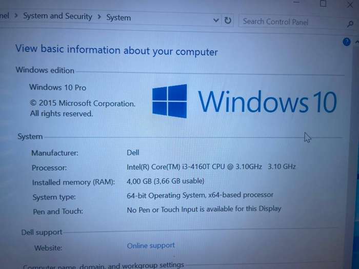Lenovo ThinkCentre M73 Tiny Desktop Intel Core i3- 4th Gen  Refurbished